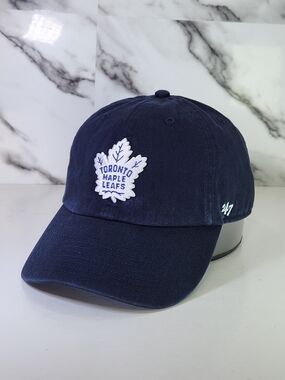 Toronto Maple Leafs Navy Baseball Cap. NHL Hat Unisex. Adjustable